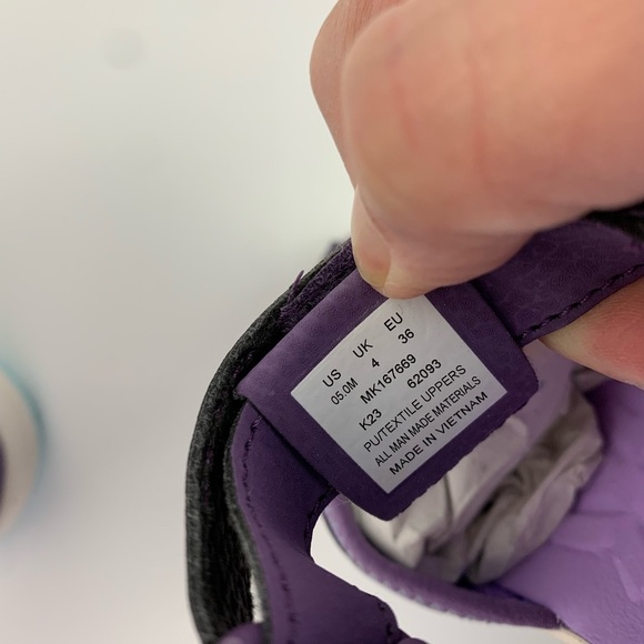 NWT Merrell Kids Girls Water Shoes Fisherman Sandal Purple Closed Toe Size 3 5 - Picture 8 of 10